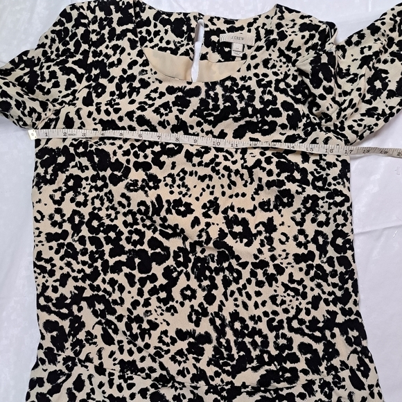 J. Crew Jules Shift Dress in Snowcat Print - Picture 8 of 11
